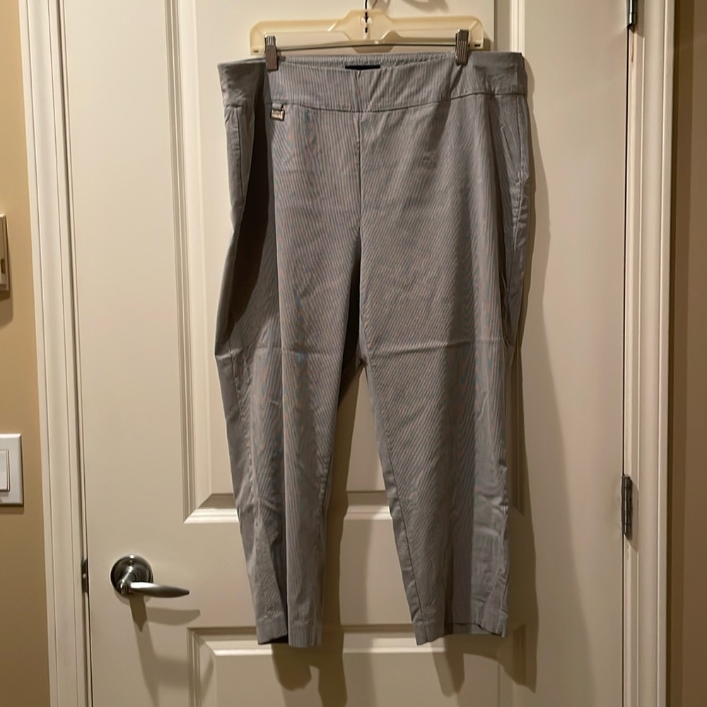 Premise Women grey stripe trouser.